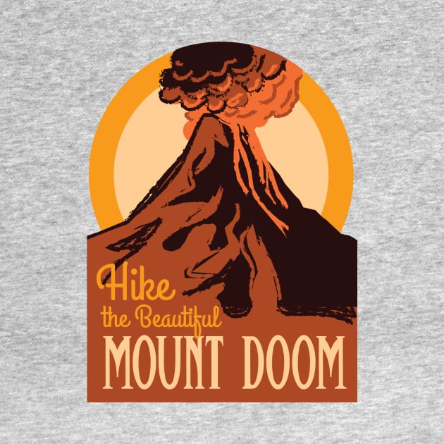 Hike the Beautiful Mount Doom • Lord of the Rings • National Parks by FalconArt